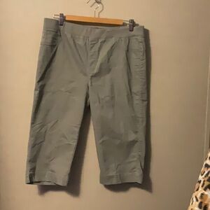 Stylish Gray Capri Pants